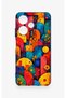 Infinix Hot 30I Compatible Colorful Geometric Floral Pattern Silicone Case - 2