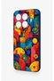 Mi 15t Pro Compatible Colorful Geometric Floral Pattern Silicone Case - 4