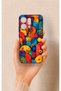 Oppo Reno 14 Compatible Colorful Geometric Floral Pattern Silicone Case
