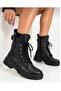 Lion Skin Women's Daily Winter Thick-Soled Lace-Up and Zippered Boots - 4