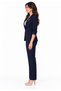 Drawstring Sleeves, Bronchial Detail, Side Pockets, Straight Leg Double Suit - 3