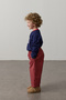 Plaid Barrel Trousers Red - 7
