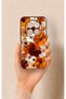 Redmi Note 15 Pro 5g Compatible Autumn Tone Floral Pattern Silicone Case