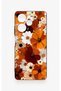 Infinix Hot 30 Compatible Autumn Tone Floral Pattern Silicone Case - 2