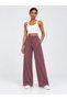 Women's High Waist Modal Fabric Wide Leg Lace-Up Sweatpants with Double Back Pockets