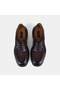 Men's Brown Laced Leather Detailed Classic Nubuck Leather Shoes - 6