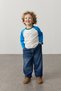 Reglan Sleeve T-Shirt Blue - 6