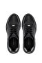 Men's Genuine Leather Black Sneakers & Sports Shoes - 5