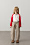 Plaid Barrel Trousers Beige - 5