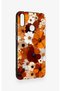 Huawei Y7 2019 Compatible Autumn Tone Floral Pattern Silicone Case - 3