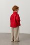 Embroidered Wide Placket Shirt Red - 4