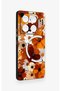 Infinix Gt 20 Pro Compatible Autumn Tone Floral Pattern Silicone Case - 3