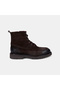 Men's Bitter Brown Antique Toe Suede Boots - 2