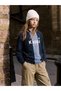 Peak New Season Navy Blue Polo Collar Printed Unisex Children's T-Shirt. - 2