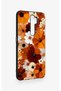 Oppo A5 2020 Compatible Autumn Tone Floral Pattern Silicone Case - 3
