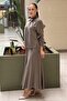 Beaded Embroidered Shirt Skirt Cupra Set - 2
