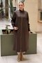 Hakim Collar Cap with Front Zipper Pocket and Belt