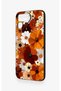 Tecno Pova Curve 2 Compatible Autumn Tone Floral Pattern Silicone Case - 4