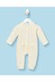 Baby Ivory Jacquard Sleepsuit