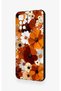 Redmi 10 2022 Compatible Autumn Tone Floral Pattern Silicone Case - 4