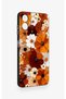Samsung A06 Compatible Autumn Tone Floral Pattern Silicone Case - 3