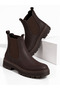Women's Emerald Smoked Thermo Sole Non-Slip Winter Elastic Detailed Chelsea Boots - 2