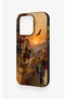 iPhone 15 Pro Compatible Steppe Traveler Patterned Silicone Case - 4