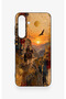Samsung S25Fe Compatible Steppe Passenger Patterned Silicone Case - 2