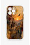 iPhone 13 Pro Max Compatible Steppe Traveler Patterned Silicone Case - 2