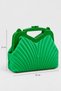 Retro Women's Scholarship Hand and Shoulder Bag-Green - 4