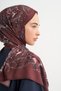 Bellora Pattern Reniva Tencel Shawl Claret Red - 4