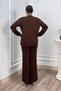 Women's Winter Brown Alessia Knitwear Set 042 - 4