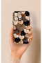 iPhone 14 Pro Max Compatible Heart Fur Pillow Pattern Silicone Case