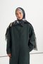 Anka Pattern Reniva Tencel Shawl Mint Green - 4