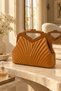 Retro Women's Scholarship Hand and Shoulder Bag - Tan - 2