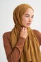 Monogram Pattern Tencel Wool Viscose Shawl Oil Green - 3