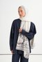 Aura Pattern Reniva Tensel Shawl Gray - 2