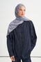 Grace Desen Reniva Tencel Shawl Denim Blue - 4