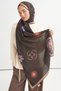 Solea Desen Reniva Tensel Shawl Bitter Brown - 2