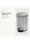 Java 6L Stainless Steel Pedal Bin with Soft-Close Lid - 7