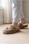 Women'S, Teddy Bear Patterned, Plush, Soft Sole House Slippers - 4