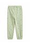 Gap Girls' Green Mini Patterned Elastic Waist Logo Jogger Sweatpants Adaçayi - 2