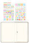2027 Year A5 Linen Weekly Agenda 15X21 cm - 12 Months Milky Coffee - 7