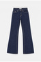 Women's Selvedge 7W5-50 Mid Rise Flare Fit Denim Jean - 2