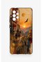 Samsung-A72 Compatible Steppe Passenger Patterned Silicone Case - 2