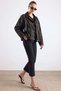 Plaid Patterned Water Repellent Sports Jacket Brown 8300 - 5