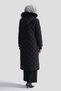 Fur Detailed Hooded Quilted Jacket Black - 6