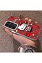 Samsung Galaxy S23 Ultra Compatible Silicone Edge Hard Back Case Kitty Patterned Couple Phone Case - 2