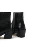 Women's Valore Short Heeled Short Boots - Black-Patent Leather - 5