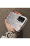 Samsung Galaxy A36 Compatible Silicone Edge Hard Back Case Floral Pattern Couple Phone Case - 4